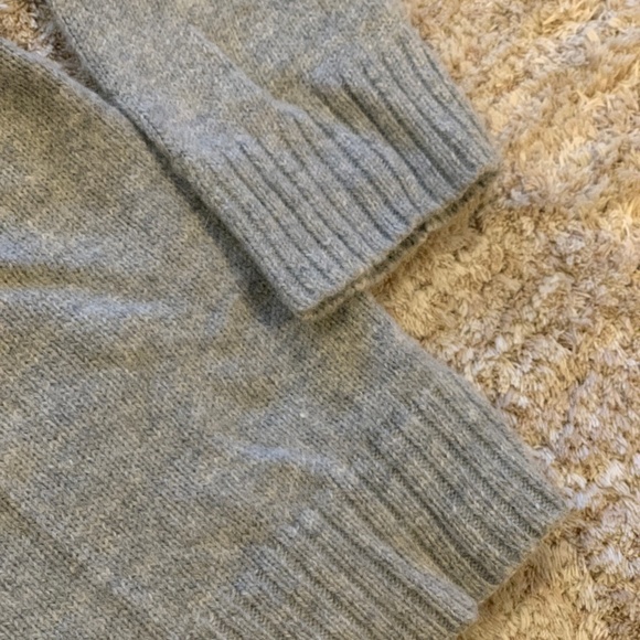 Mimi Maternity Gray Cowl Neck Sweater - L - Picture 3 of 5